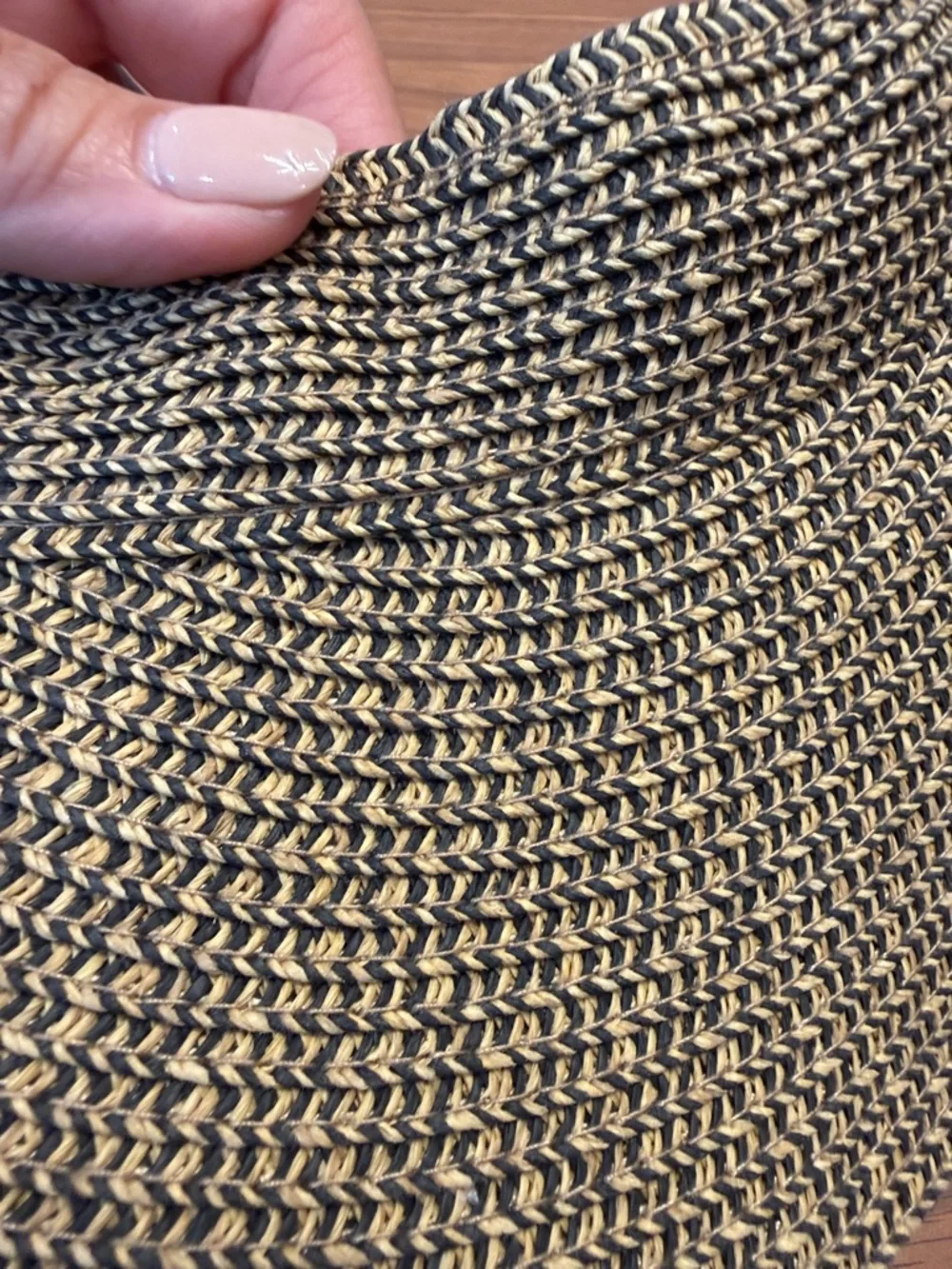 Tommy Bahama Woven Straw Visor in Natural/Tan - Picture 5 of 6